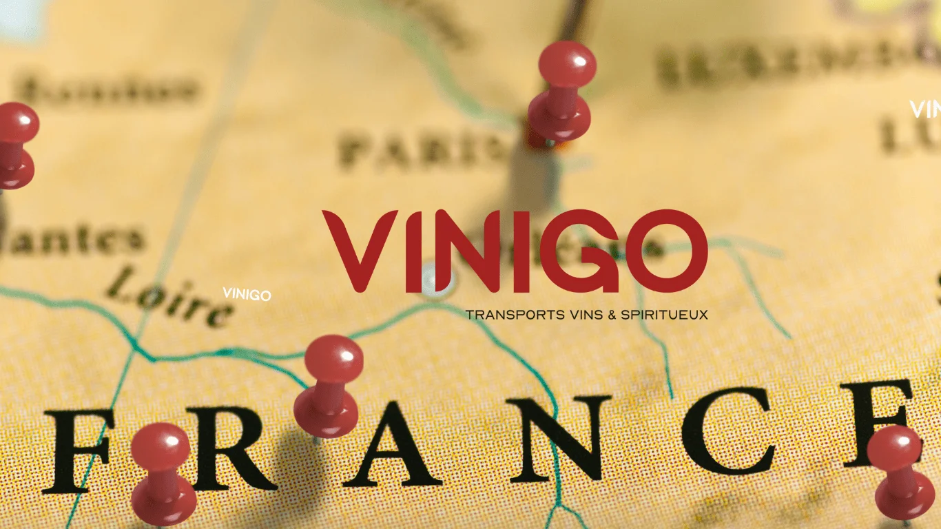 Carte illustrant le réseau Vinigo